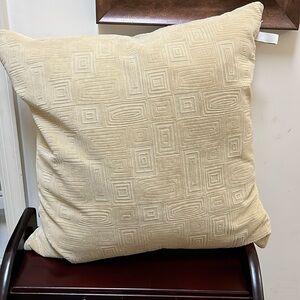 Fashion Tan Suede Square Pillow